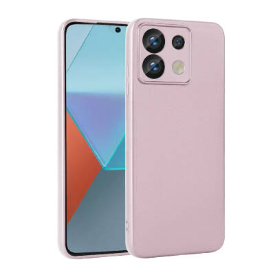 Xiaomi Redmi Note 13 Pro 5G Case Zore Premier Silicone Cover Rose Gold