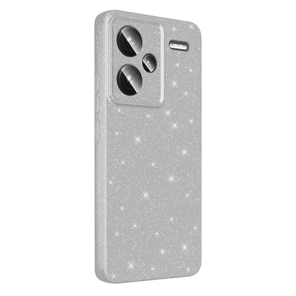 Xiaomi Redmi Note 13 Pro Plus 5G Case Camera Protection Glitter Luxury Zore Koton Cover - 8