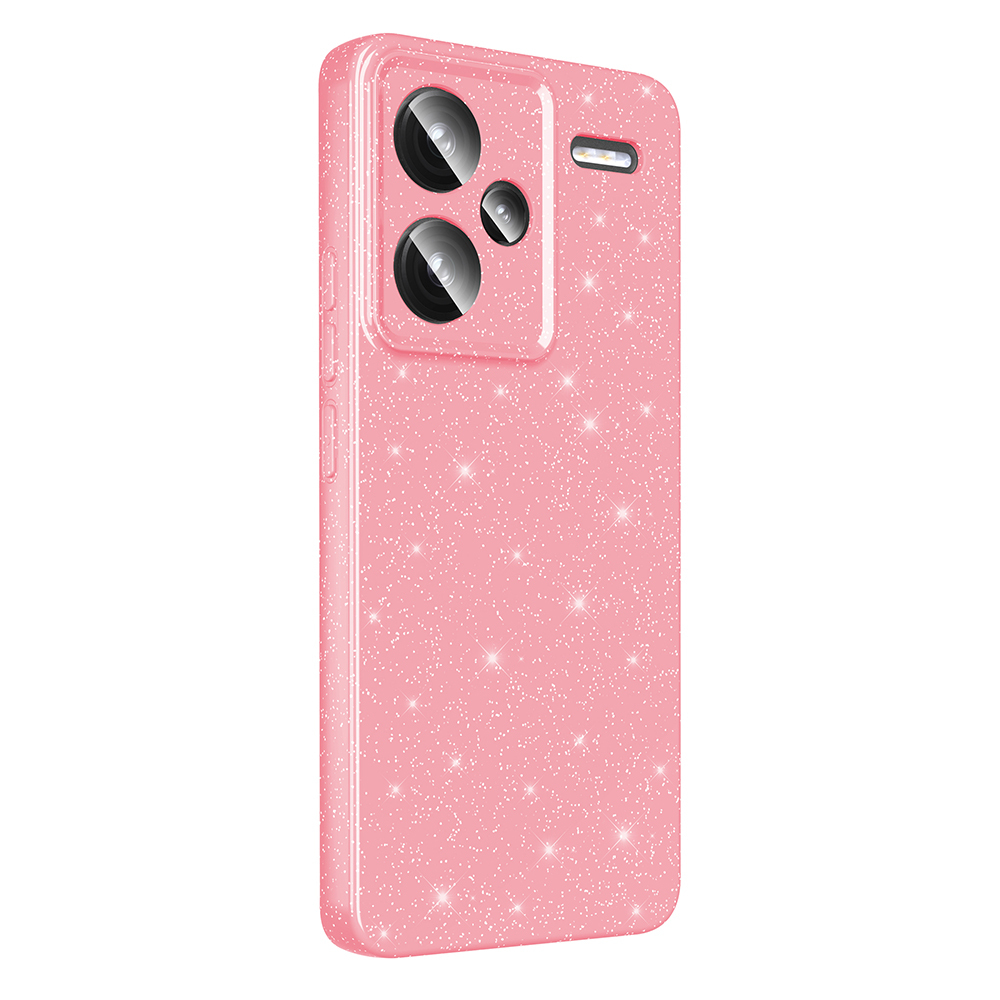 Xiaomi Redmi Note 13 Pro Plus 5G Case Camera Protection Glitter Luxury Zore Koton Cover - 12