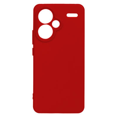 Xiaomi Redmi Note 13 Pro Plus 5G Case Zore Biya Silicone Red