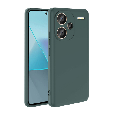 Xiaomi Redmi Note 13 Pro Plus 5G Case Zore Mara Lansman Cover Dark Green