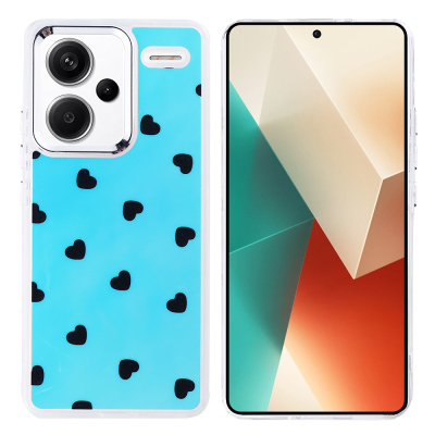 Xiaomi Redmi Note 13 Pro Plus 5G Kılıf Airbag Tasarımlı Zore Hadra Kapak Kalp