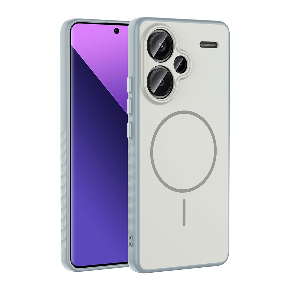 Xiaomi Redmi Note 13 Pro Plus 5G Kılıf M-safe Şarj Özellikli Zore Tea Kapak - 2