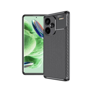 Xiaomi Redmi Note 13 Pro Plus 5G Kılıf Zore Negro Silikon Kapak Siyah