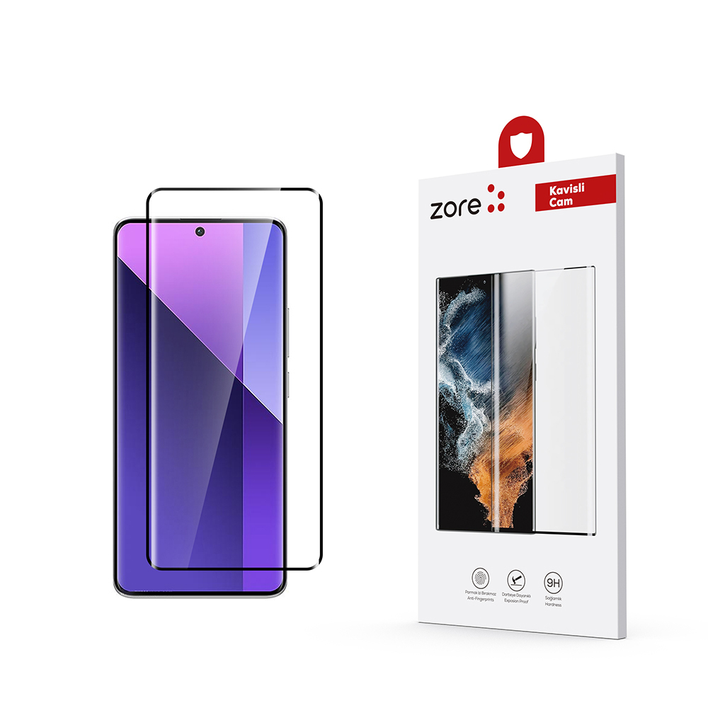 Xiaomi Redmi Note 13 Pro Plus 5G Zore Full Yapışkanlı Cam Ekran Koruyucu - 2