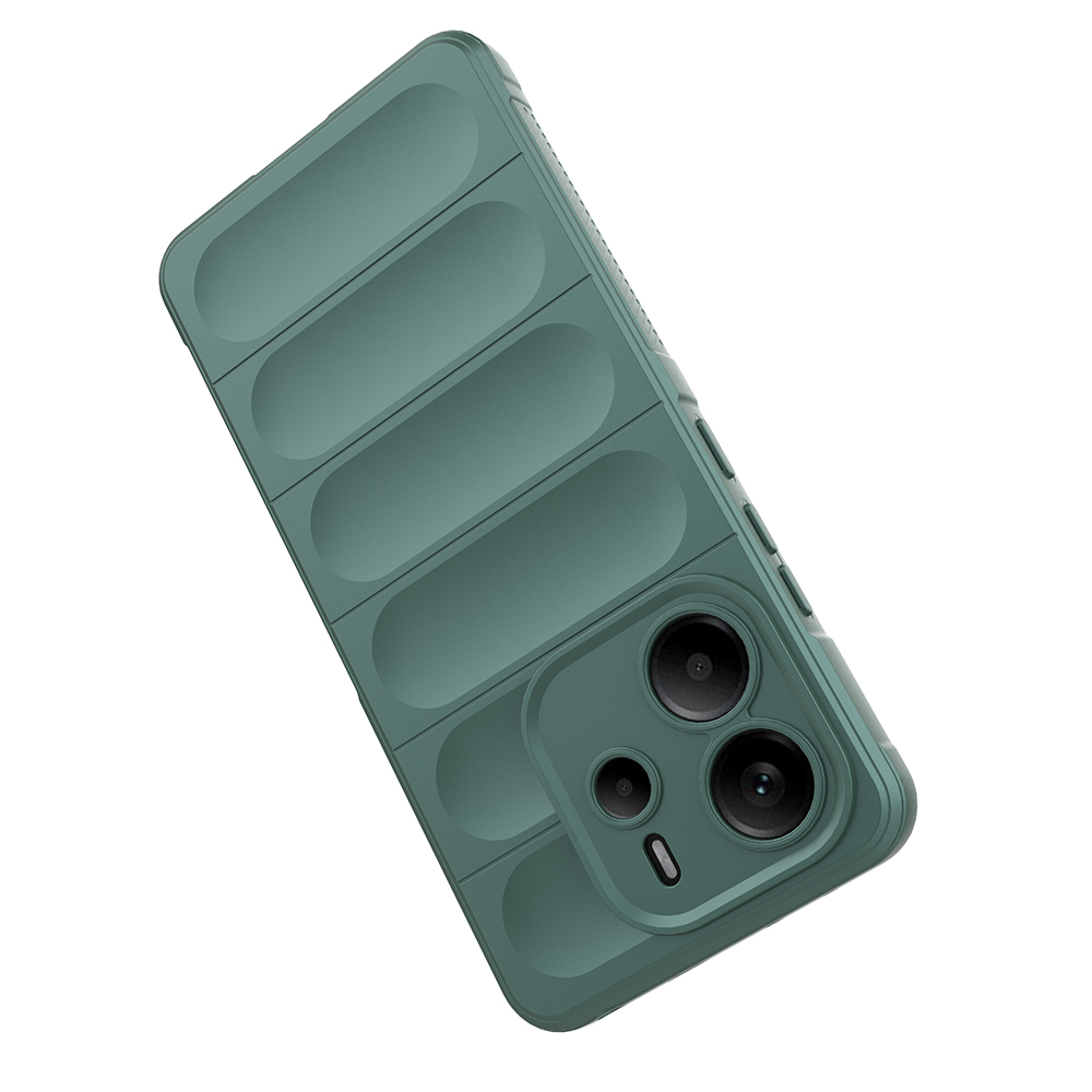 Xiaomi Redmi Note 14 4G Case Flexible TPU Hollow Back Surface Design Zore Etnik Silicone Cover - 8