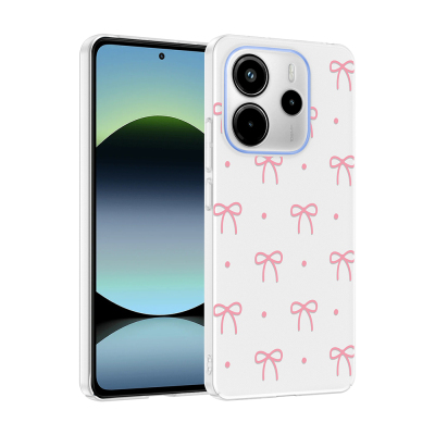 Xiaomi Redmi Note 14 4G Case with Camera Protector, Patterned Zore Clip Cover Fiyonk