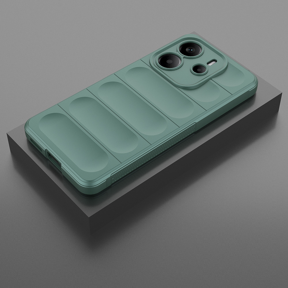 Xiaomi Redmi Note 14 4G Kılıf Esnek TPU Oyuklu Arka Yüzey Tasarımlı Zore Etnik Silikon Kapak - 11