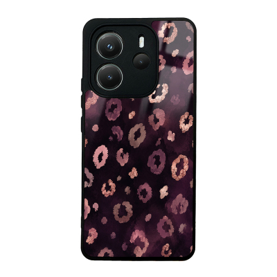 Xiaomi Redmi Note 14 4G Kılıf Kamera Korumalı Desenli Zore Lusi Kapak Pembe Leopar