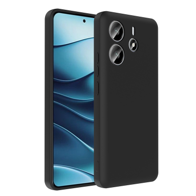 Xiaomi Redmi Note 14 4G Kılıf Kamera Korumalı Kartlık Hazneli Zore Vitra Kapak Siyah