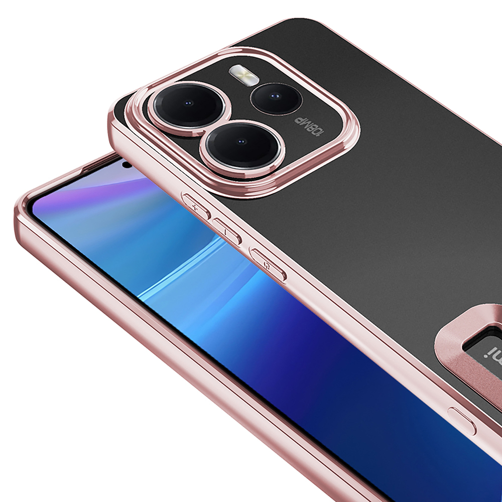 Xiaomi Redmi Note 14 4G Kılıf Kamera Korumalı Logo Gösteren Zore Omega Kapak - 11