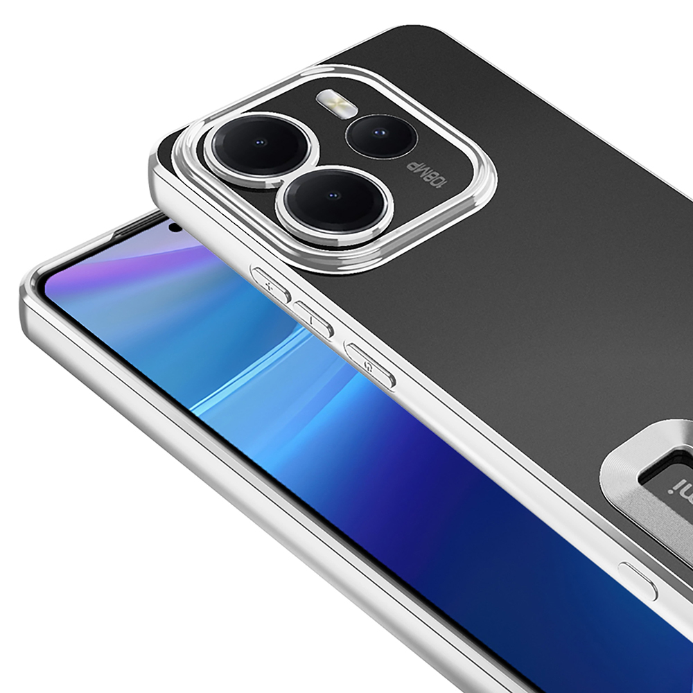 Xiaomi Redmi Note 14 4G Kılıf Kamera Korumalı Logo Gösteren Zore Omega Kapak - 16