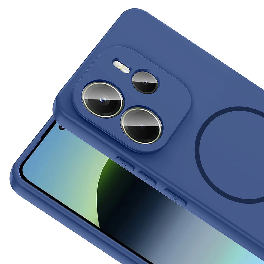 Xiaomi Redmi Note 14 4G Kılıf M-safe Şarj Özellikli Zore Meta Kapak - 16