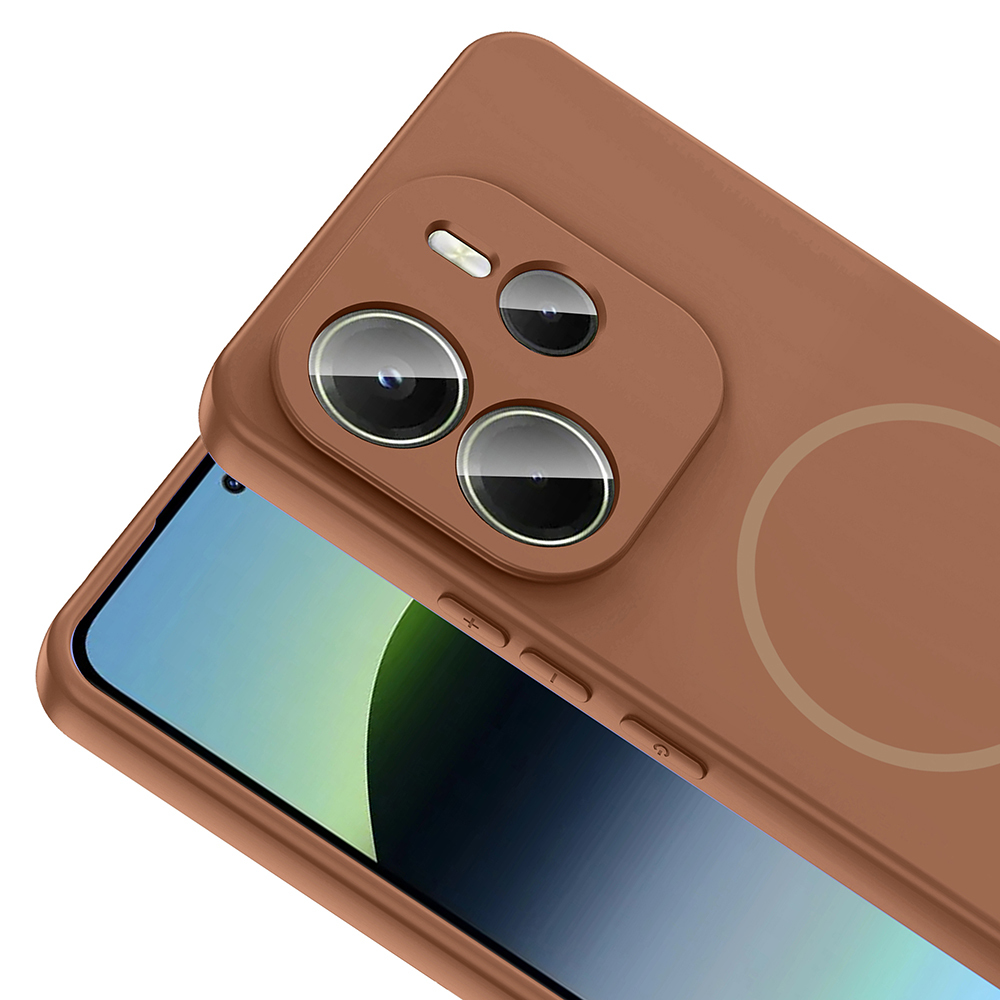 Xiaomi Redmi Note 14 4G Kılıf M-safe Şarj Özellikli Zore Meta Kapak - 17