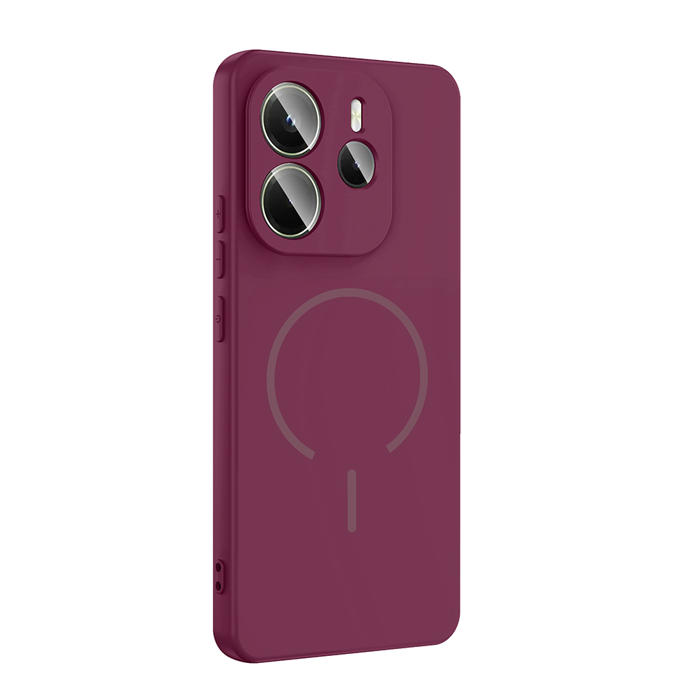 Xiaomi Redmi Note 14 4G Kılıf M-safe Şarj Özellikli Zore Meta Kapak - 13