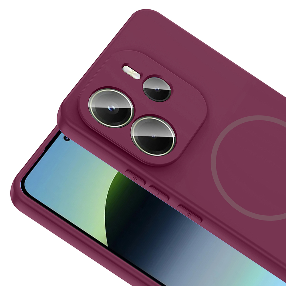 Xiaomi Redmi Note 14 4G Kılıf M-safe Şarj Özellikli Zore Meta Kapak - 20