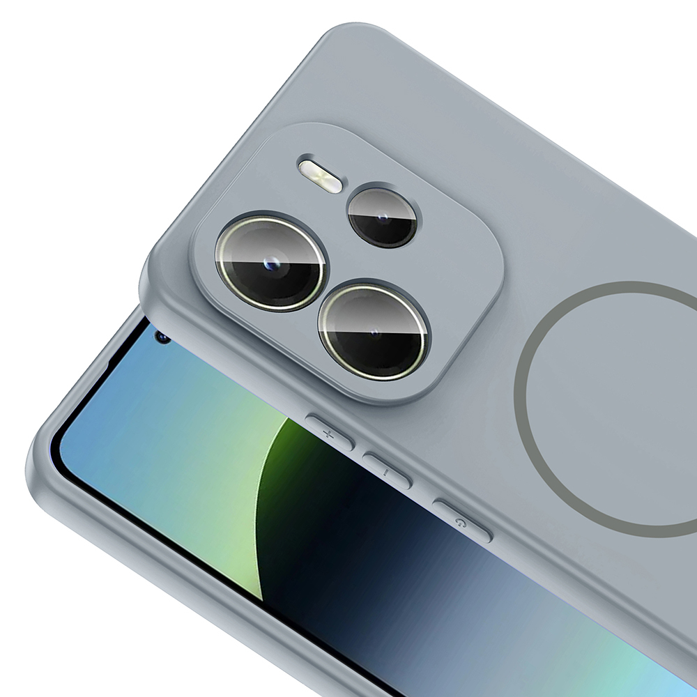 Xiaomi Redmi Note 14 4G Kılıf M-safe Şarj Özellikli Zore Meta Kapak - 21