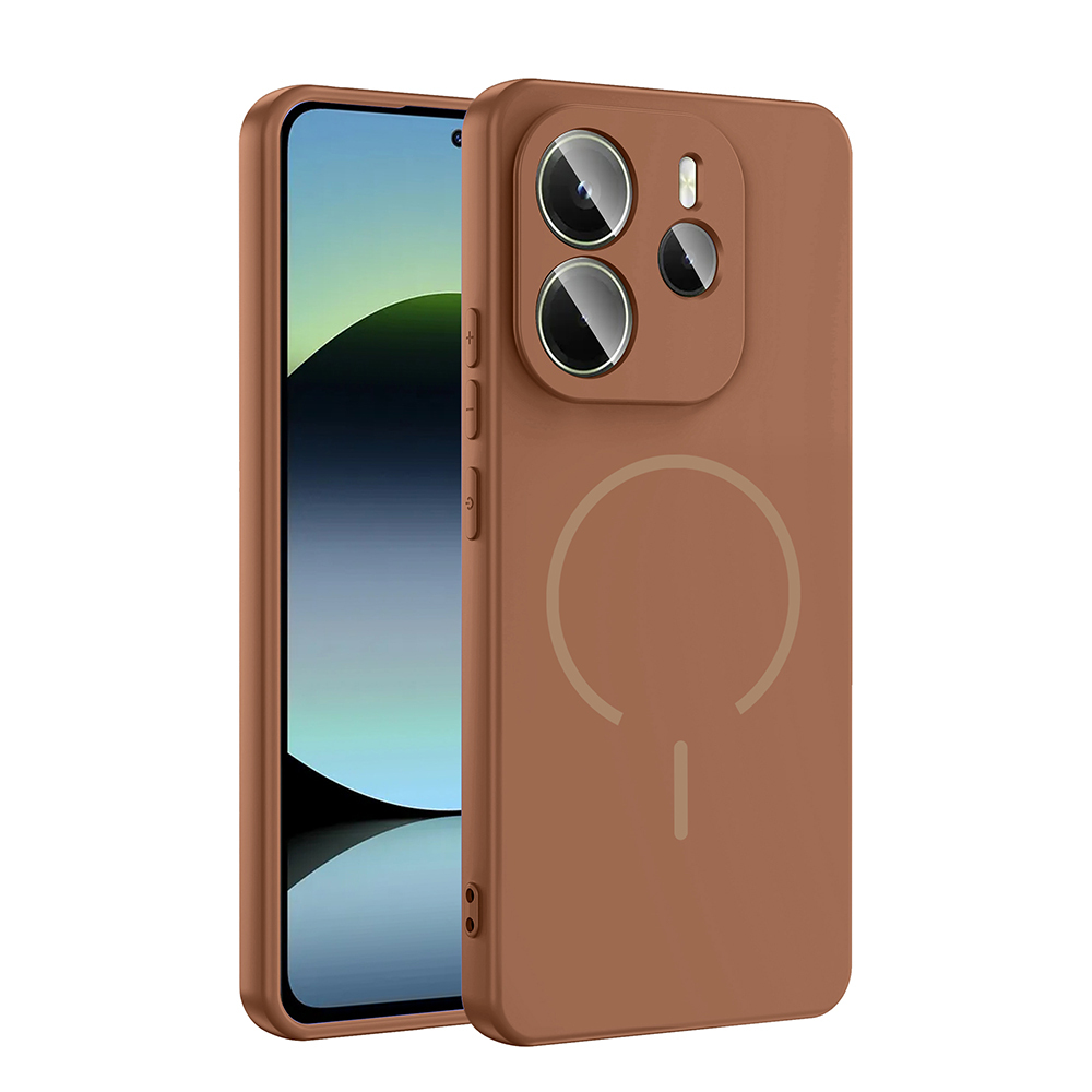 Xiaomi Redmi Note 14 4G Kılıf M-safe Şarj Özellikli Zore Meta Kapak - 5