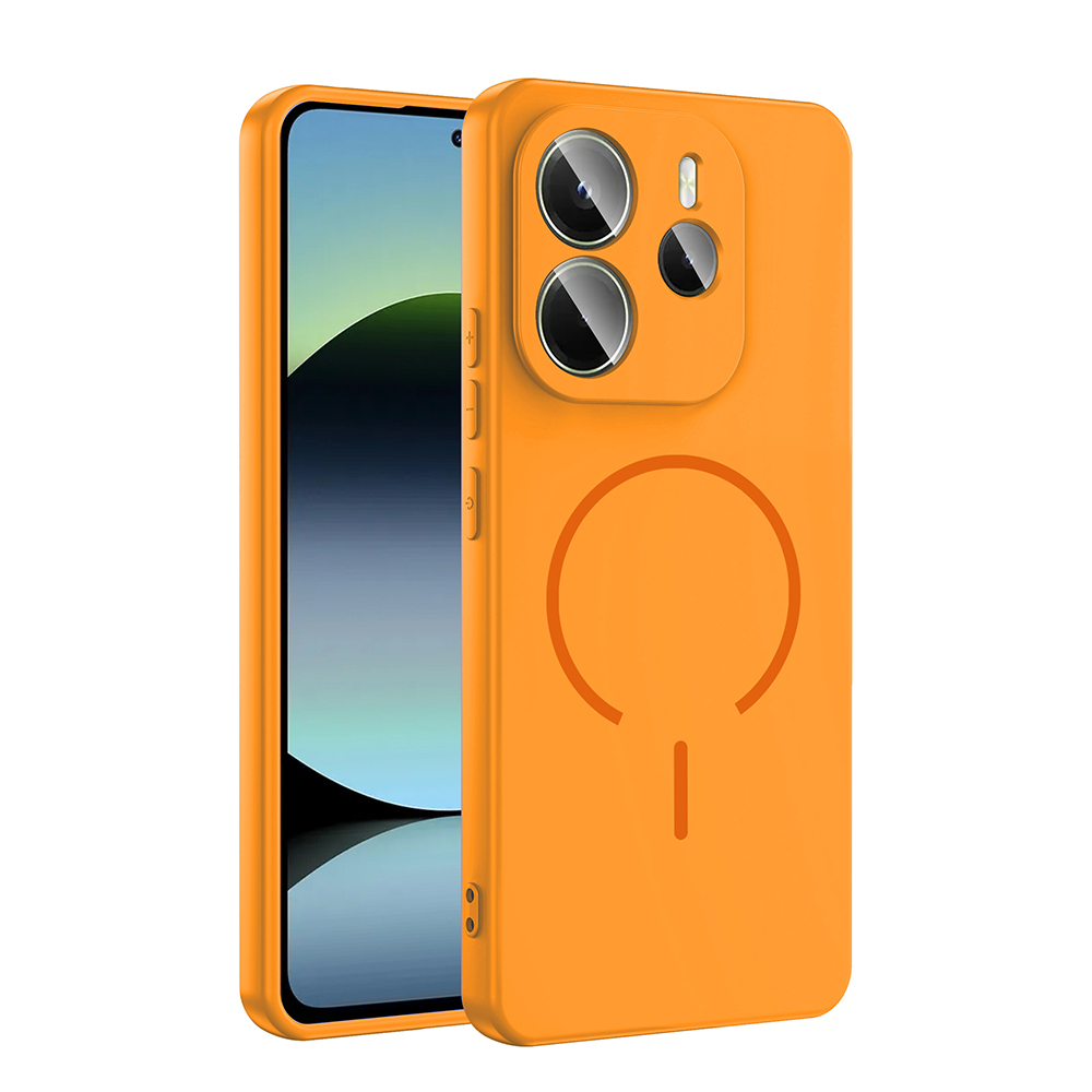 Xiaomi Redmi Note 14 4G Kılıf M-safe Şarj Özellikli Zore Meta Kapak - 7