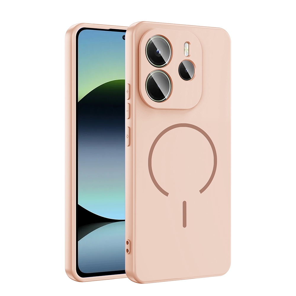 Xiaomi Redmi Note 14 4G Kılıf M-safe Şarj Özellikli Zore Meta Kapak - 8