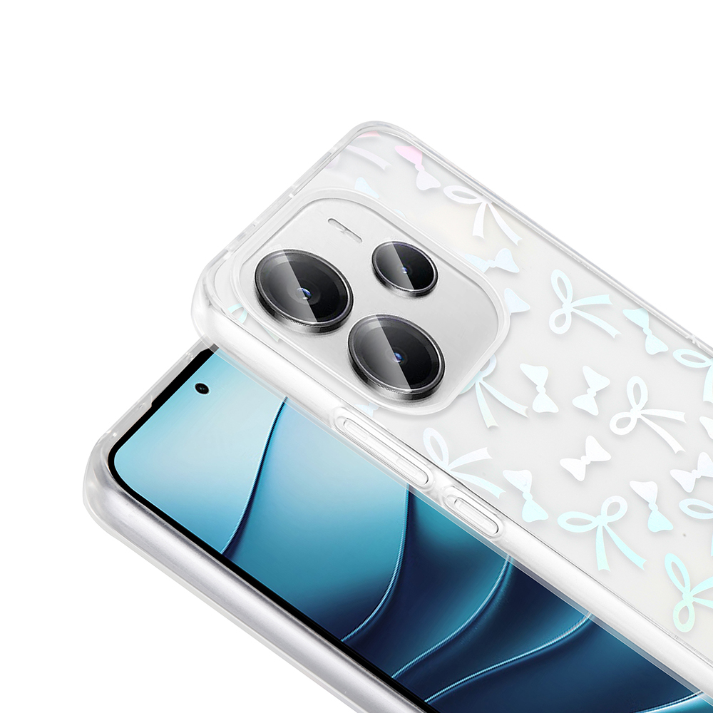Xiaomi Redmi Note 14 4G Kılıf Şeffaf Figürlü Zore Folk Sert Kapak - 15