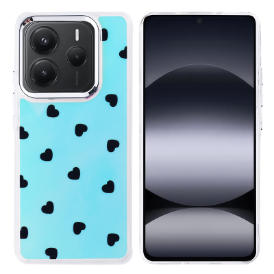 Xiaomi Redmi Note 14 5G Case Airbag Design Zore Hadra Cover Kalp