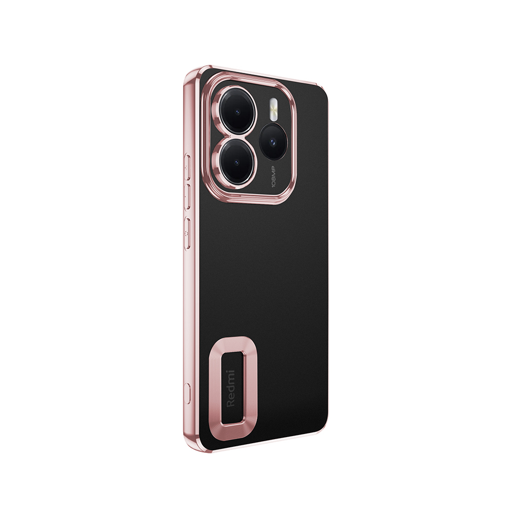 Xiaomi Redmi Note 14 5G Kılıf Kamera Korumalı Logo Gösteren Zore Omega Kapak - 10