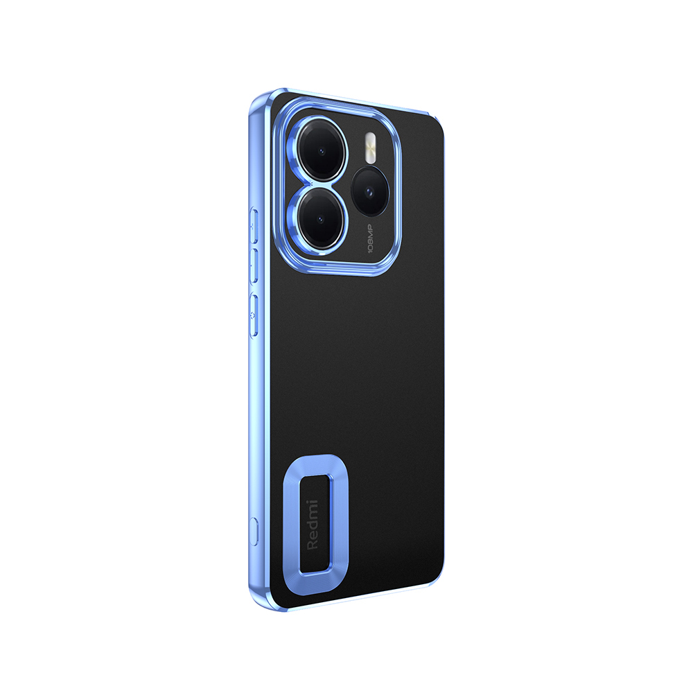 Xiaomi Redmi Note 14 5G Kılıf Kamera Korumalı Logo Gösteren Zore Omega Kapak - 12