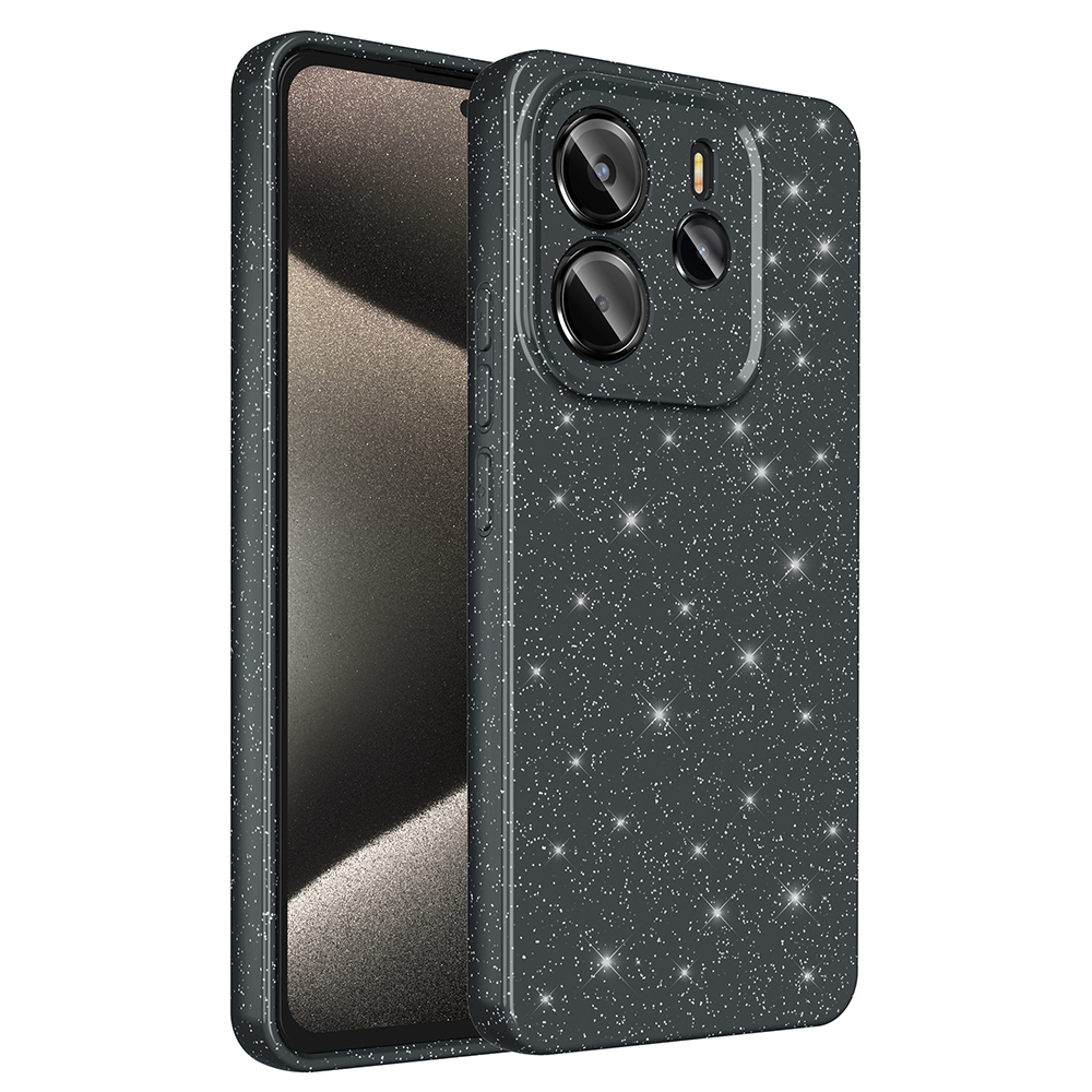 Xiaomi Redmi Note 14 5G Kılıf Kamera Korumalı Simli Lüks Zore Koton Kapak - 5