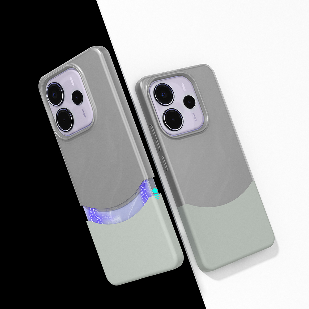 Xiaomi Redmi Note 14 5G Kılıf Mıknatıslı Zore Duble Kapak - 1