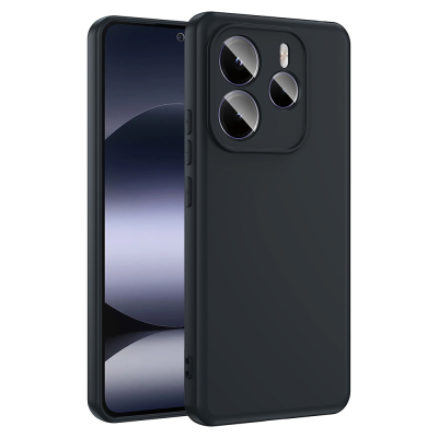 Xiaomi Redmi Note 14 5G Kılıf Zore Mara Lansman Kapak Siyah