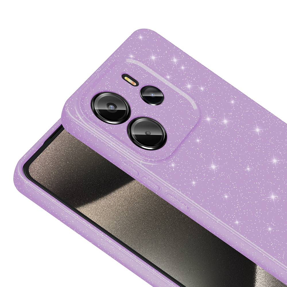 Xiaomi Redmi Note 14 Case Camera Protection Glitter Luxury Zore Koton Cover - 9