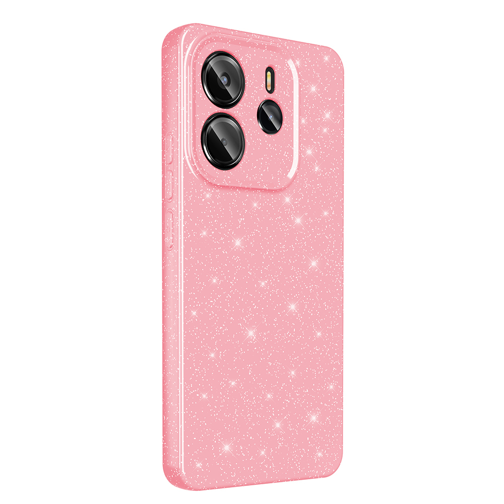Xiaomi Redmi Note 14 Case Camera Protection Glitter Luxury Zore Koton Cover - 6