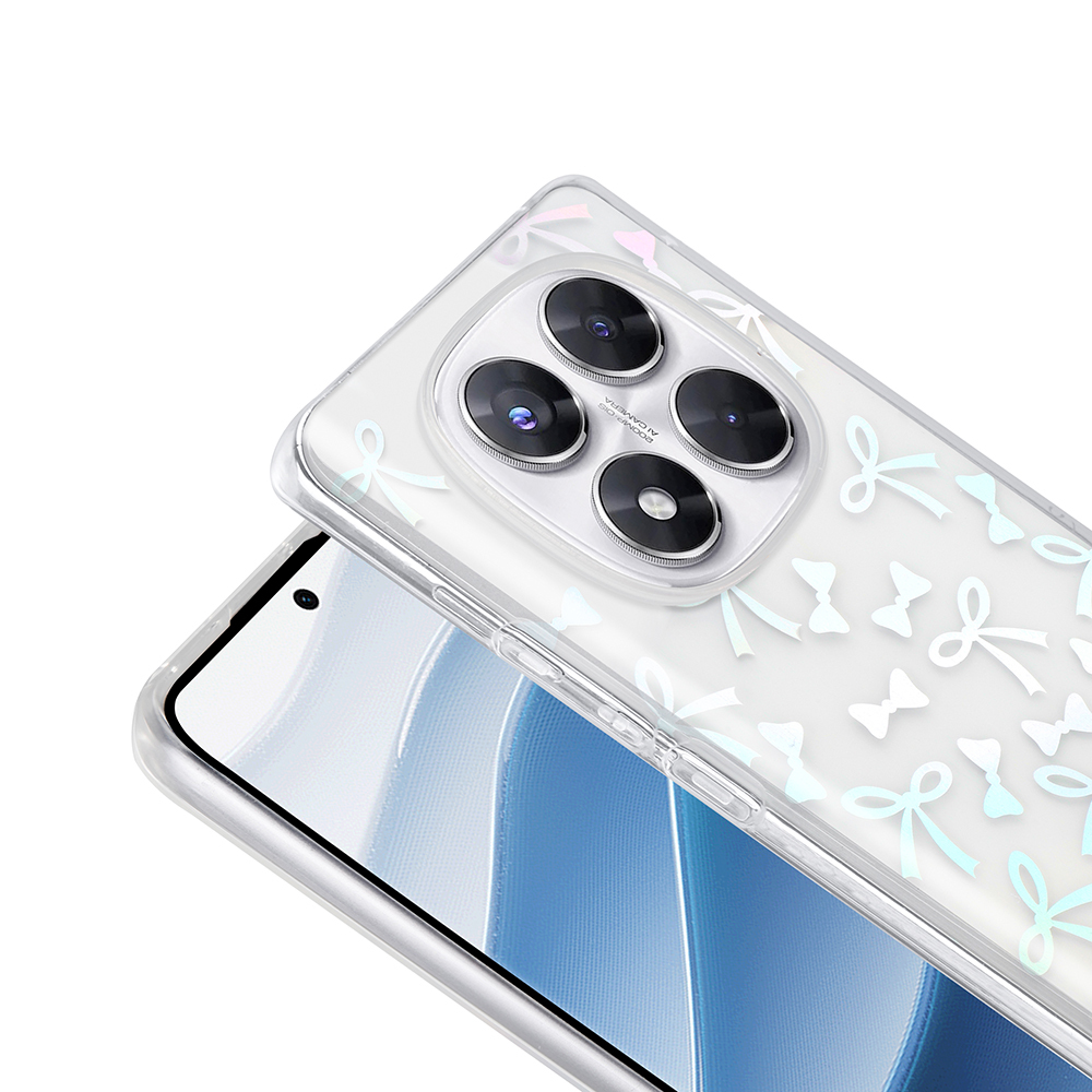 Xiaomi Redmi Note 14 Pro 4G Case Transparent Figured Zore Folk Hard Cover - 14
