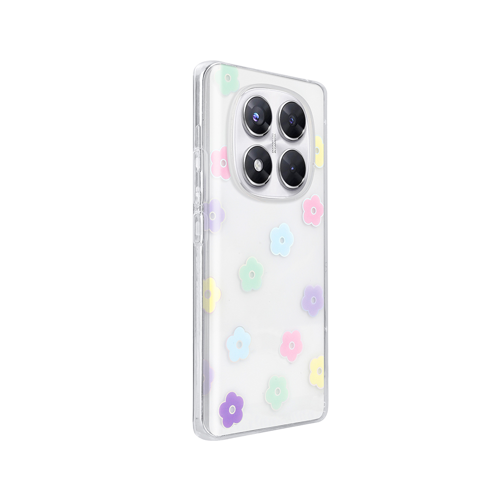 Xiaomi Redmi Note 14 Pro 4G Case Transparent Figured Zore Folk Hard Cover - 10