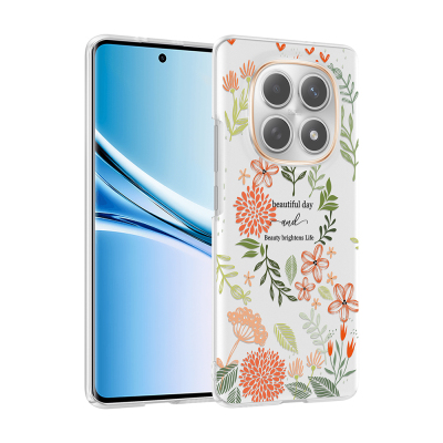 Xiaomi Redmi Note 14 Pro 4G Case with Camera Protector, Patterned Zore Clip Cover Beautiful