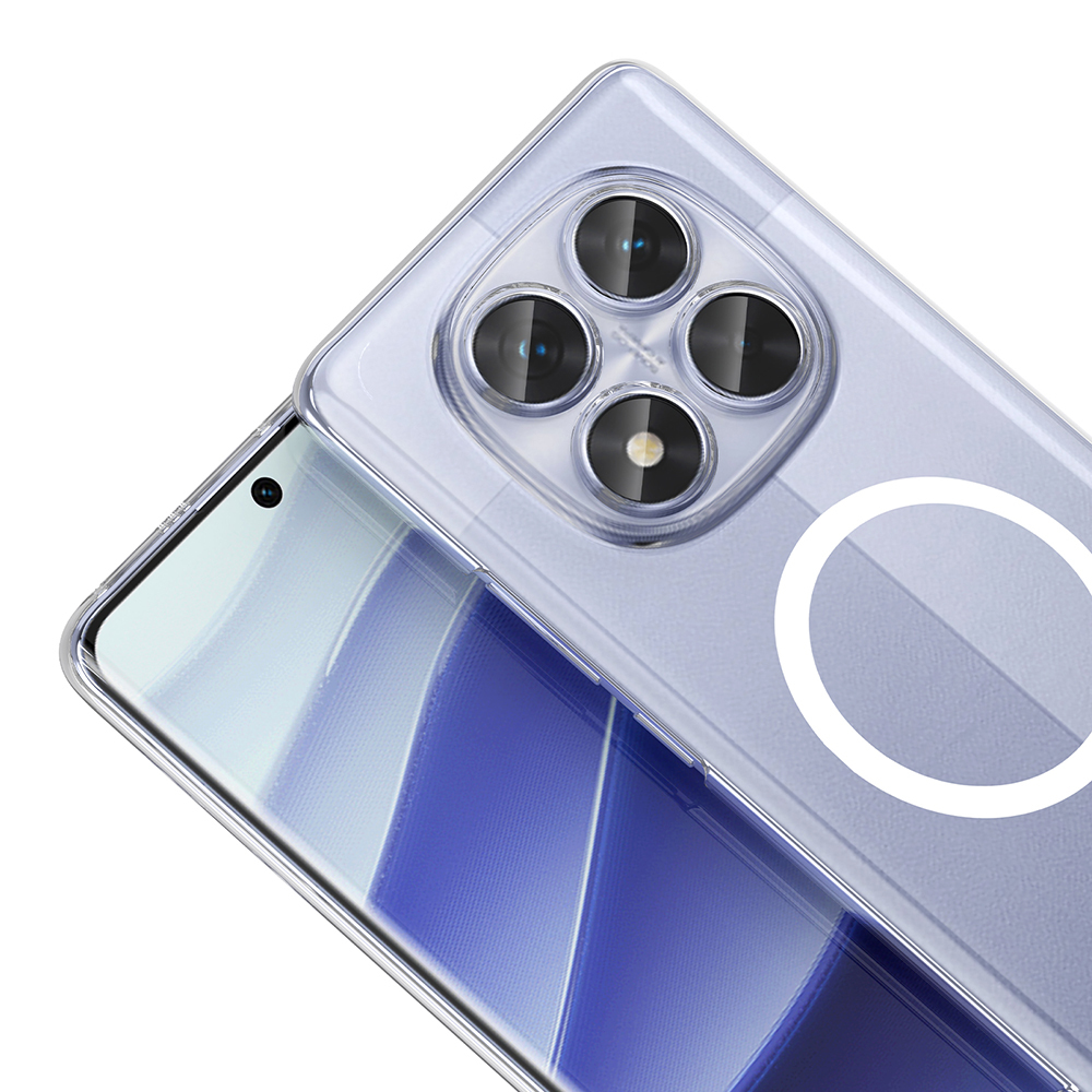 Xiaomi Redmi Note 14 Pro 4G Kamera Korumalı M-Safe Şarj Özellikli Şeffaf Zore London Sert PC Kapak - 4