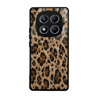 Xiaomi Redmi Note 14 Pro 4G Kılıf Kamera Korumalı Desenli Zore Lusi Kapak Kahve Leopar