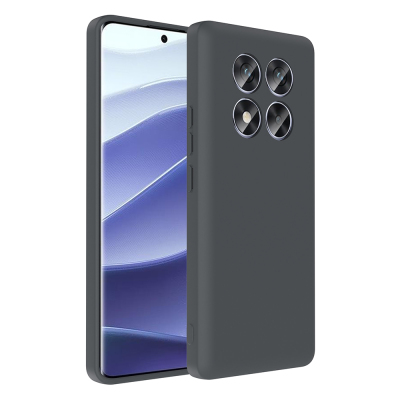Xiaomi Redmi Note 14 Pro 4G Kılıf Kamera Korumalı Kartlık Hazneli Zore Vitra Kapak Gri