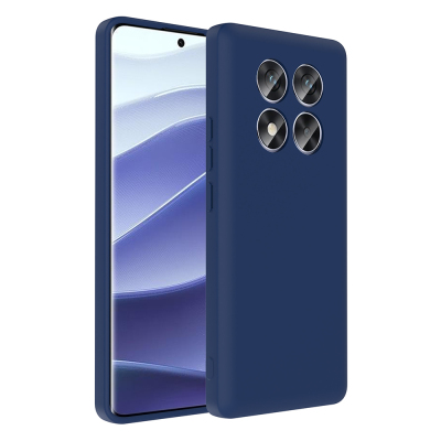 Xiaomi Redmi Note 14 Pro 4G Kılıf Kamera Korumalı Kartlık Hazneli Zore Vitra Kapak Lacivert