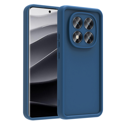 Xiaomi Redmi Note 14 Pro 5G Case Camera Protection Zore Ananas Cover Dark Green