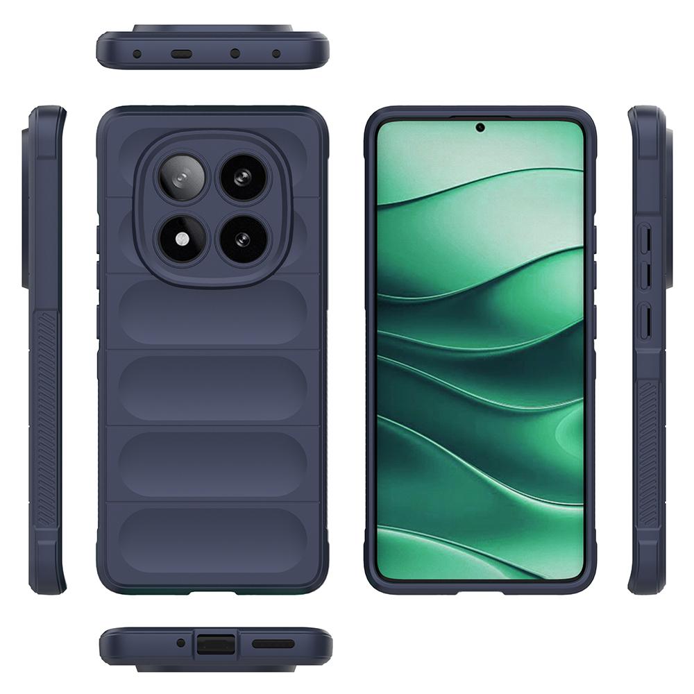 Xiaomi Redmi Note 14 Pro 5G Case Flexible TPU Hollow Back Surface Design Zore Etnik Silicone Cover - 5