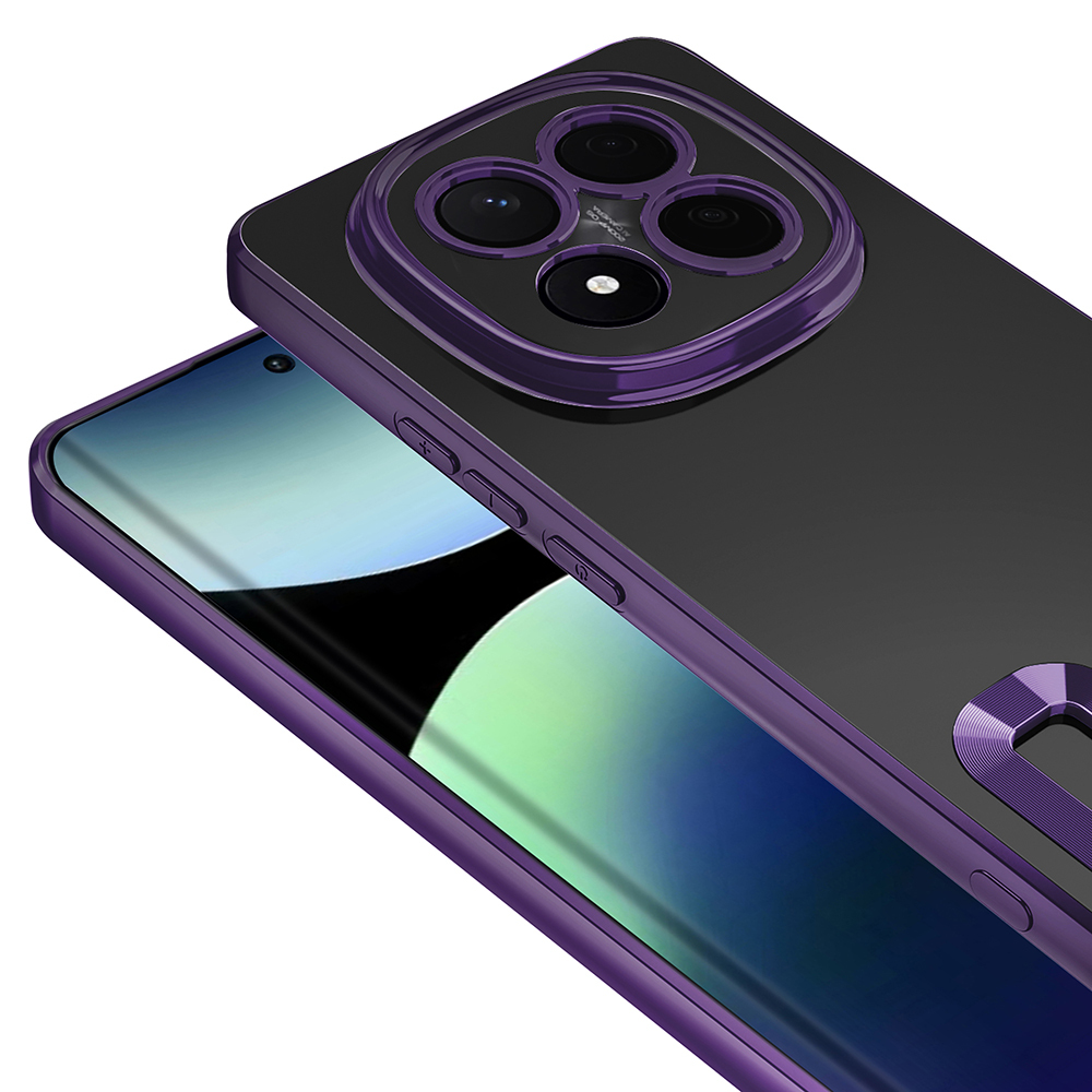 Xiaomi Redmi Note 14 Pro Plus Kılıf Kamera Korumalı Logo Gösteren Zore Omega Kapak - 22