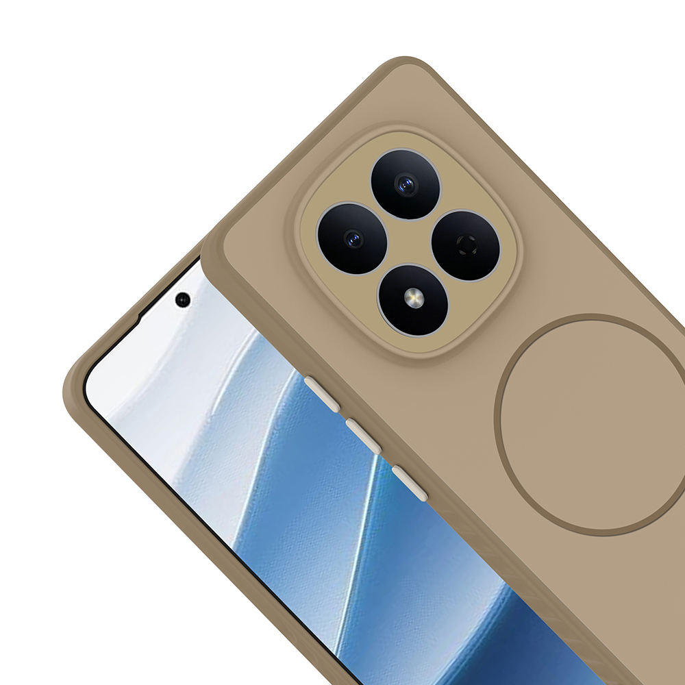 Xiaomi Redmi Note 15 4G Kılıf M-safe Şarj Özellikli Zore Tea Kapak - 12