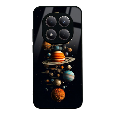 Xiaomi Redmi Note 15 Pro 4G Case with Camera Protection, Patterned Zore Lusi Cover Gezegen