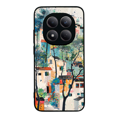 Xiaomi Redmi Note 15 Pro 4G Kılıf Kamera Korumalı Desenli Zore Lusi Kapak Evler