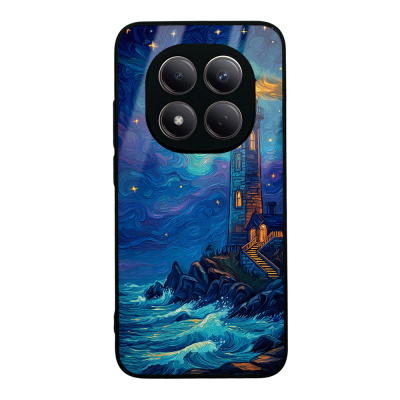 Xiaomi Redmi Note 15 Pro 4G Kılıf Kamera Korumalı Desenli Zore Lusi Kapak Deniz Feneri