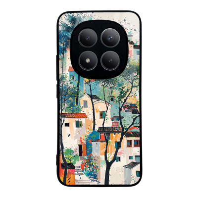 Xiaomi Redmi Note 15 Pro Case with Camera Protection, Patterned Zore Lusi Cover Evler