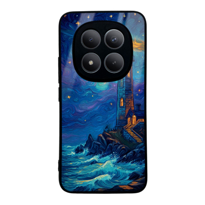Xiaomi Redmi Note 15 Pro Plus Case with Camera Protection, Patterned Zore Lusi Cover Deniz Feneri