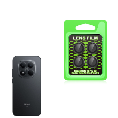 Xiaomi Redmi Note 15 Pro Zore CL-07 Camera Lens Protector Black